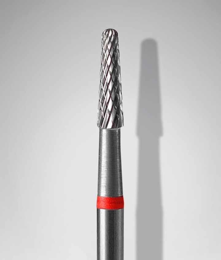 Fresa de carburo detalle 2.3mm (roja)
