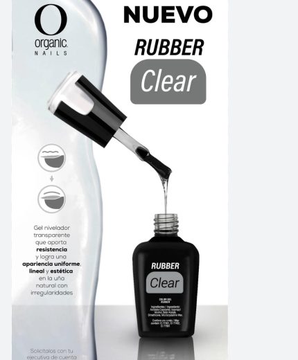 Base Rubber Clear 15ml Organic Nails