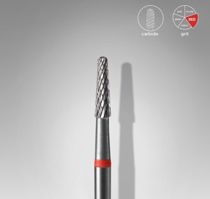 Fresa de carburo detalle 2.3mm (roja) Staleks