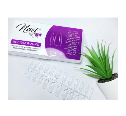 Tips  soft gel  round medium 240pcs Navi