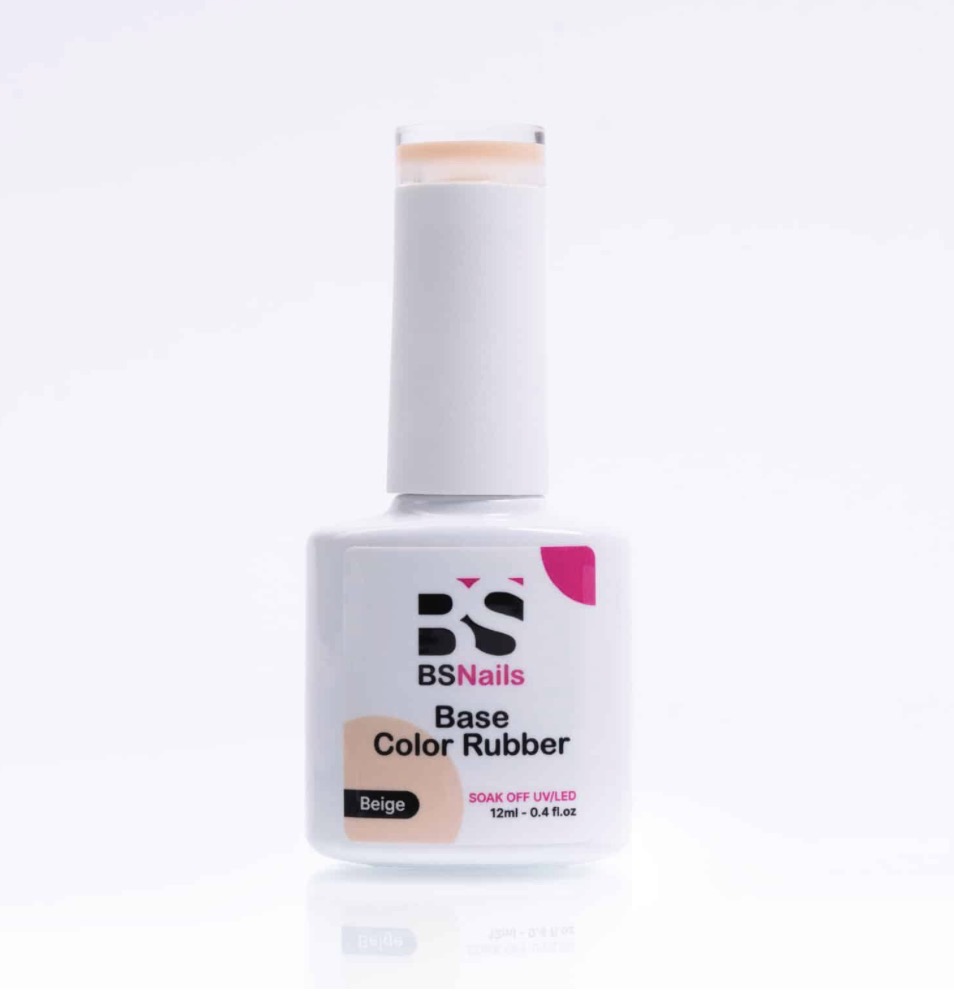 Base rubber beige 12ml Bs Nails - Imagen 2