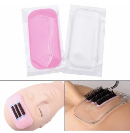 Soporte de silicona para blister de pestañas transparente