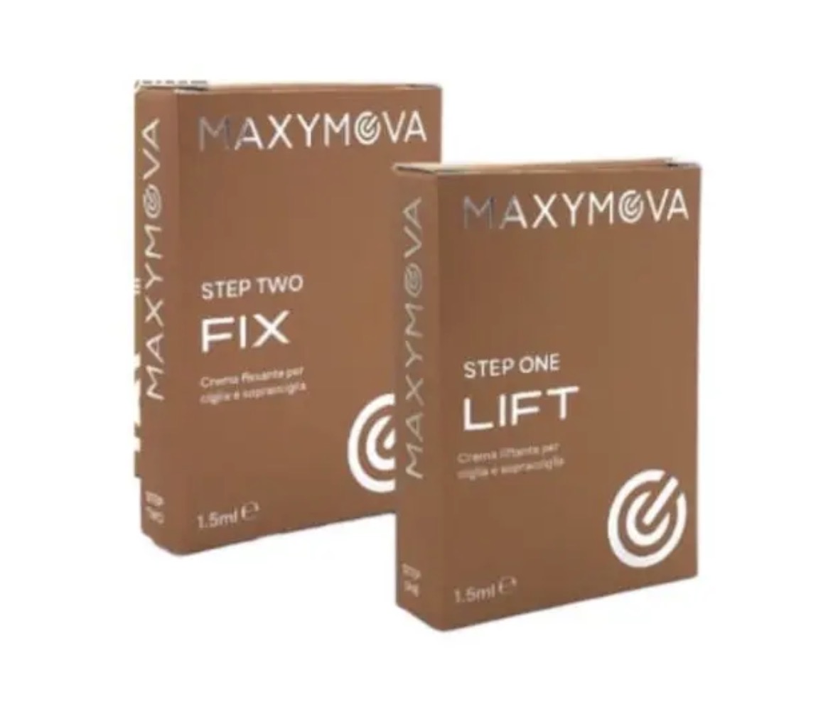 Paso 1 y 2 para lifting de pestañas Maxy Mova