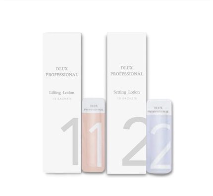 Paso 1 y 2  lifting de pestañas Dlux