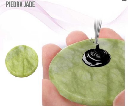 Piedra jade para adhesivo de pestañas