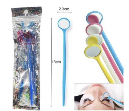 Espejo verificador para pestañas