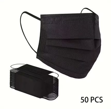 Mascarillas desechables (negro)