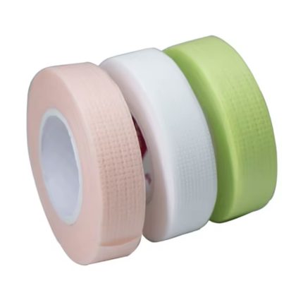 Cinta de micropore blanca, rosado y verde