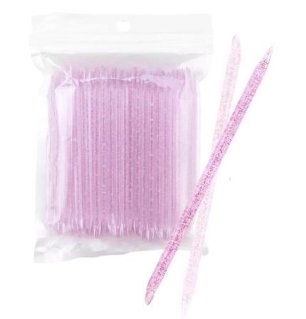 Palito naranjo acrilico 100 pcs