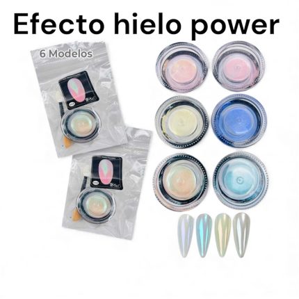 Efecto hielo powder desde #01 hasta #06