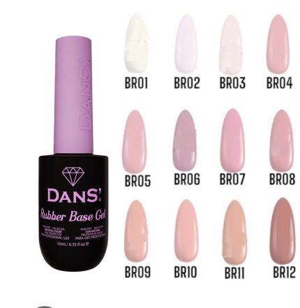 Base Rubber selecciona desde RB07 hasta RB12 Dans