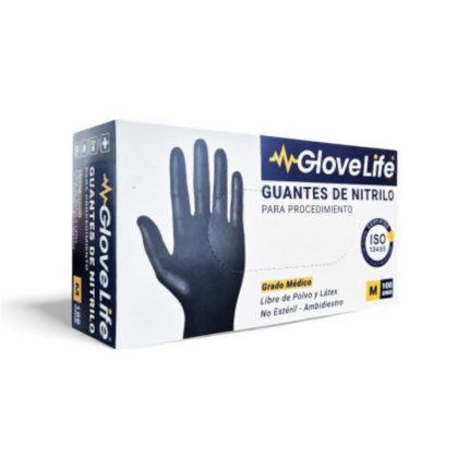 Guantes XS (Negro) 100 Pcs Glovelife