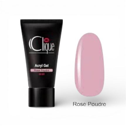 Rose poudre acrylgel 30g Clique