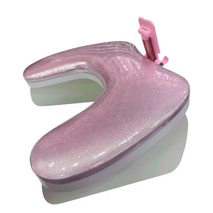 Apoya Brazos Modelo U (rosado satinado) impermeable con soporte para celular