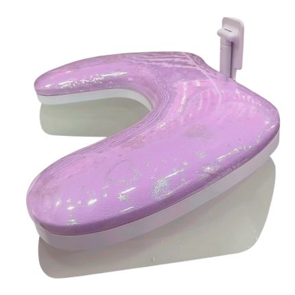 Apoya brazo Modelo U (Lila de coraciones) Impermeable con porta celular