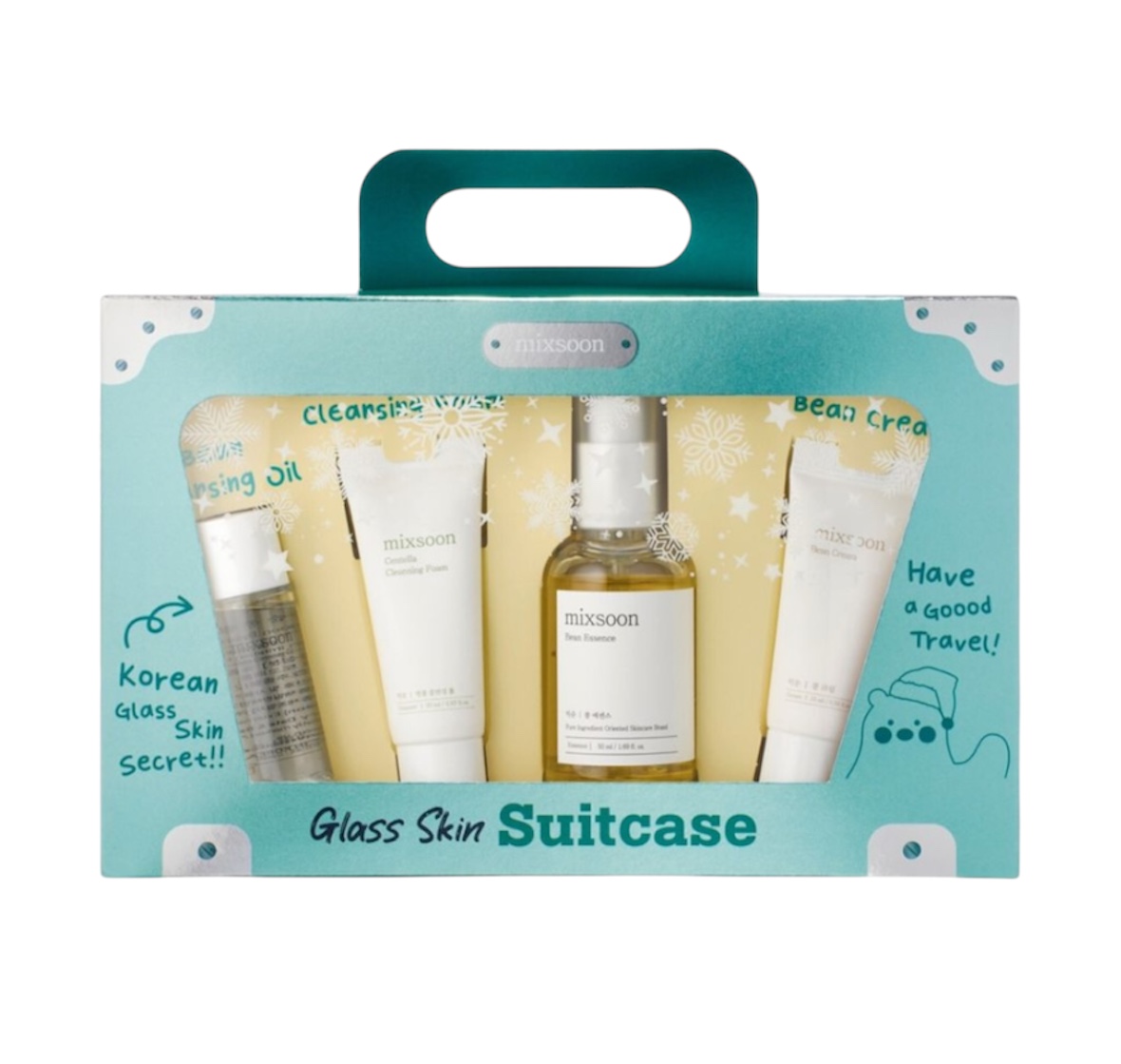 Mixsoon Set glass Skin Suitcase