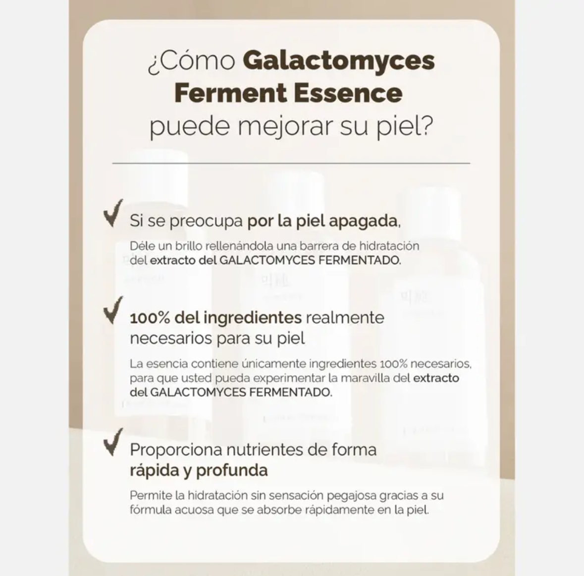 Mixsoon Esencia “Galactomyces Ferment Essence” 100ml - Imagen 4