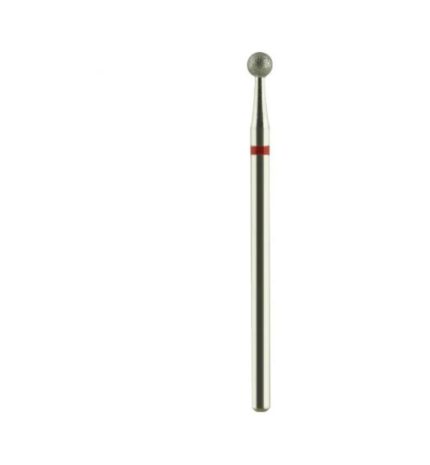 Fresa diamantada esfera 0.40 roja Strong Nails