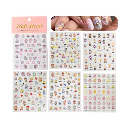 Stickers decorativos para uñas