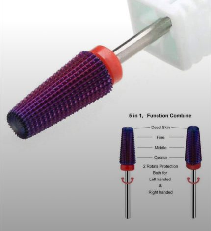 Fresa 5 en 1 retiro tungsteno cinta roja alternativa