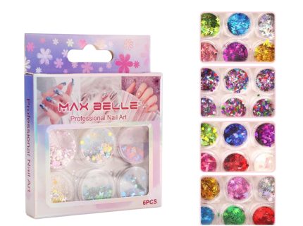 Decoraciones de glitter para uñas