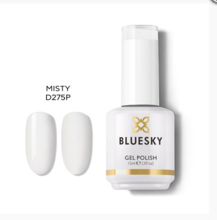 Esmalte D275P Misty (Blanco Lechoso) 15 ml Bluesky
