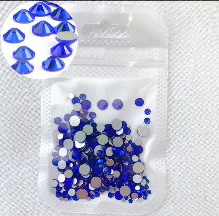 Cristales mixtos azul rey