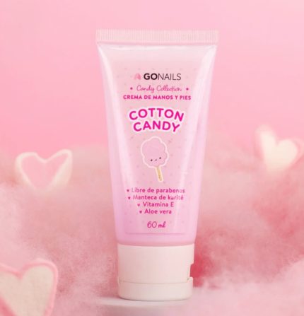 Crema de mano y pies Cotton Candy 60ml GO Nails