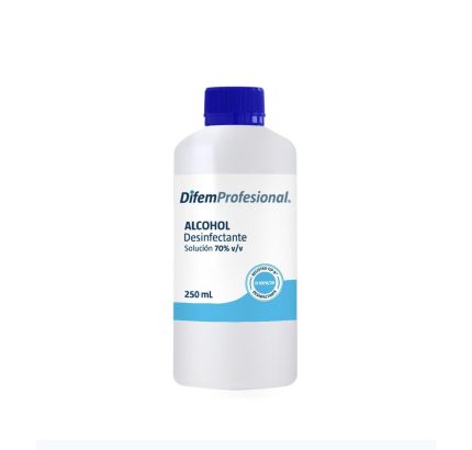 Alcohol Desinfectante 70% 250ml Difem Pharma