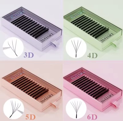 Blister de pestañas tecnologicas (YY marron, 3D, 4D, 5D, 6D ) Diy Day