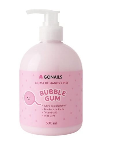 Crema de manos Buble Gum 500ml Go Nails