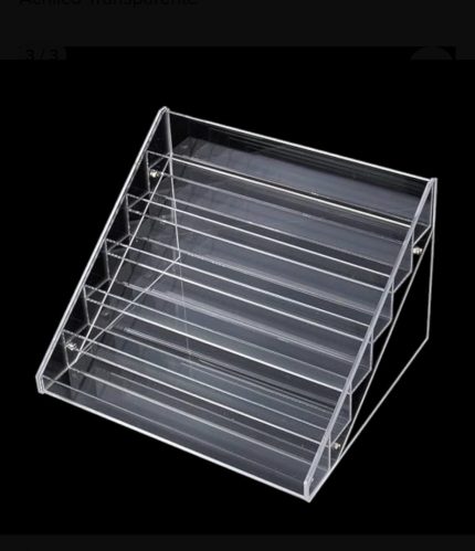 Repisa Exhibidora de esmalte en acrilico