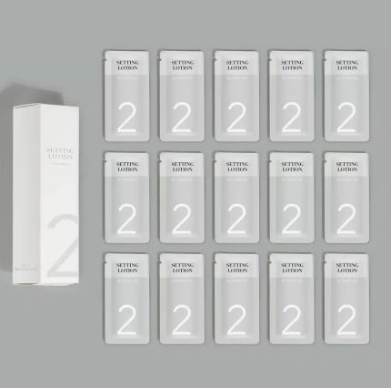 Paso 2 para laminado de cejas de pestañas Dlux