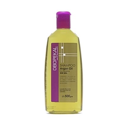 Obopekal Shampoo Argan Oil + Keratina Sin Sal 500 Ml