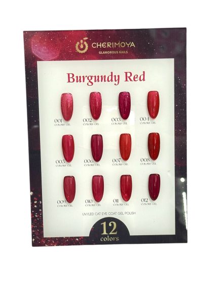 Esmaltes Cat Eye Burgundy Red (Ojos de gato) Cherimoya