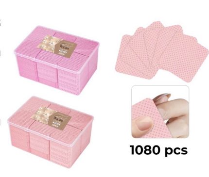 Pañitos sin pelusa rosado 1080 pcs
