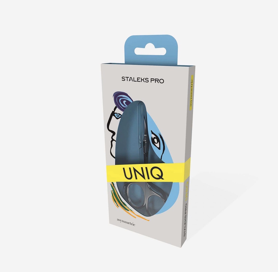 UNIQ 30/4 “Asymmetric” – Tijera para Cutículas Staleks