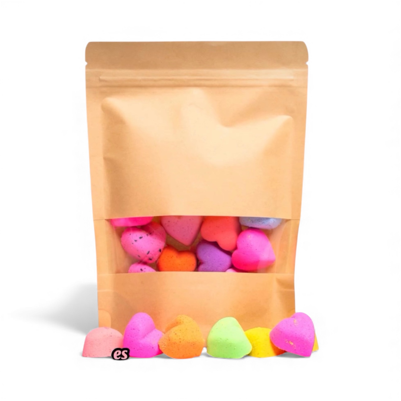 Bombas efervescentes en forma de corazón 12 pcs