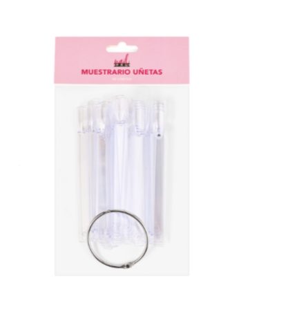 Muestrario almendra transparente Nail pro