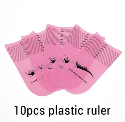 Regla para medir de longitud de pestañas