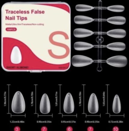 Tips Soft gel cod 041 S (Short Almond) 100 pcs