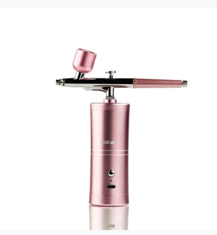 Aerografo profesional inalambrico rosado Go Nails