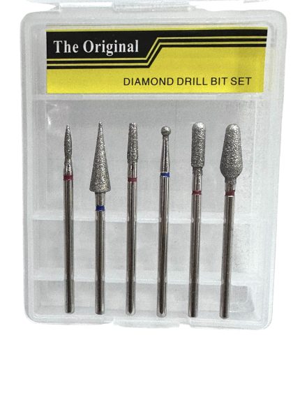 Set de Fresas para manicura rusa 6 pcs Modelo MS-134 alternativa