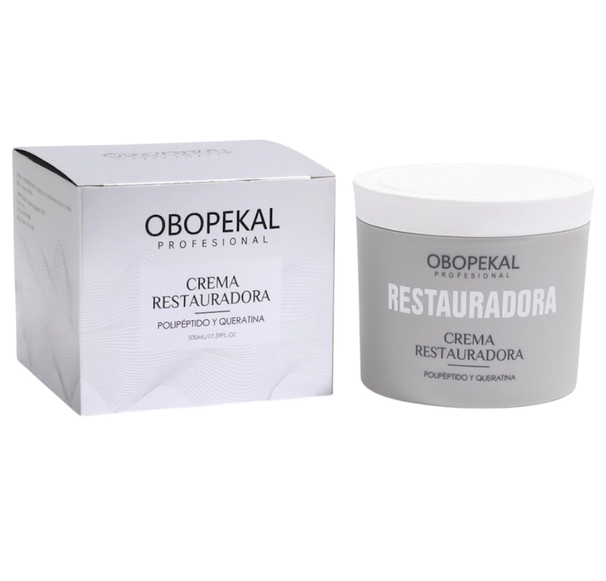 Crema Restauradora Polipeptido y Queratina Obopekal
