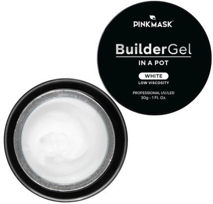 Builder gel White pote de 30g Pink Mask