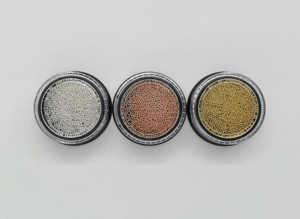 Caviar o balines (rose, dorado, plteado)