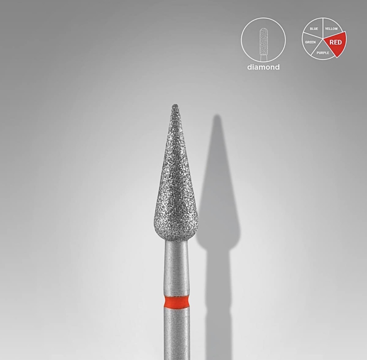 Fresa Cónica 4mm Staleks Pro – Azul - Imagen 2