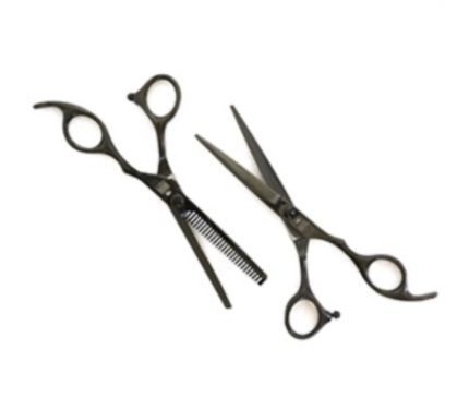 Kit de tijera profesional filo navaja  5.5 + sculpid 60. (2 pcs)