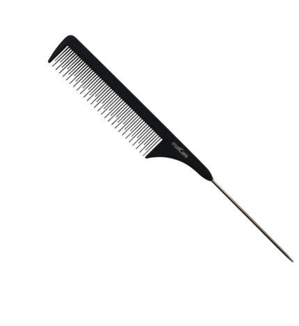 Peineta carbon cola metal para corte Hairstar