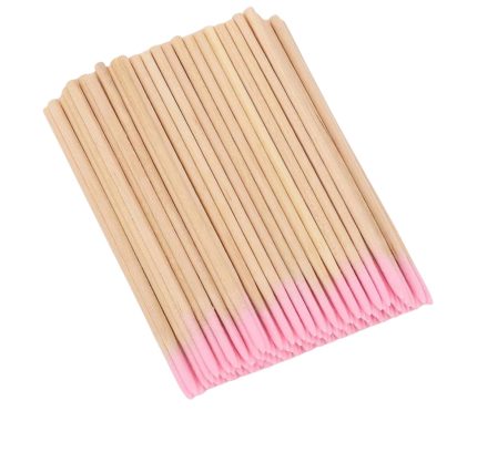 Palitos con algodon para manicura